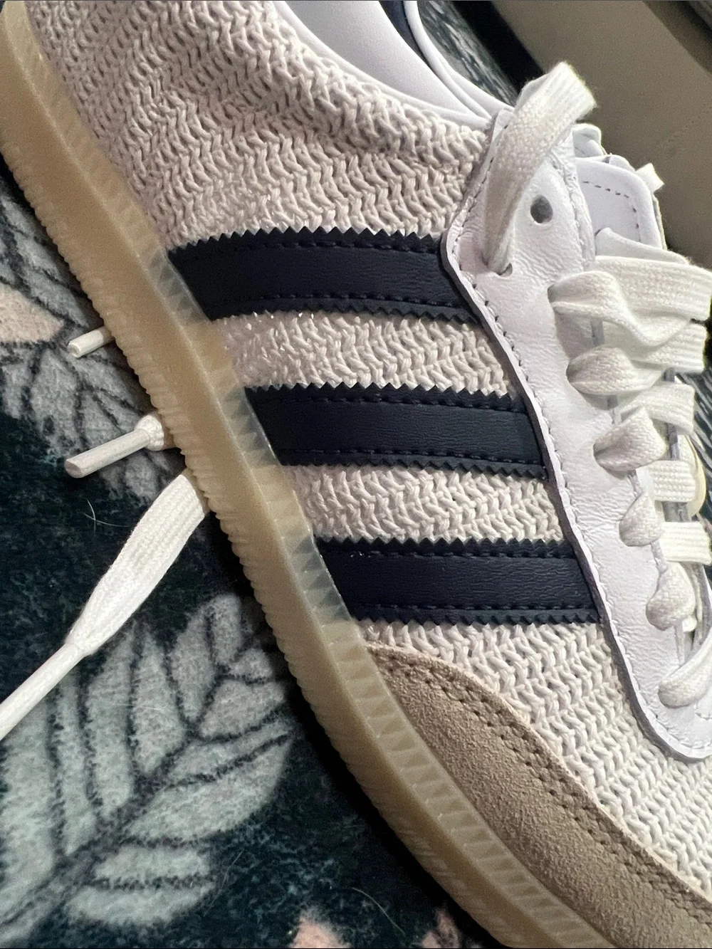 Adidas Samba OG Cardboard JH5633 Size 7.5 Cloud White Night Indigo Cream White
